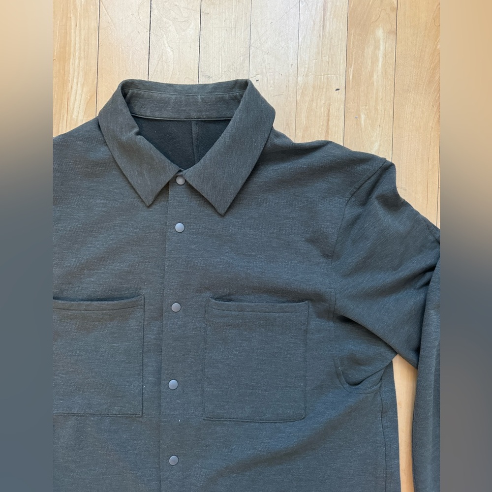 Lululemon - Mens - Soft Knit Overshirt *French Terry - Dark Green, Small